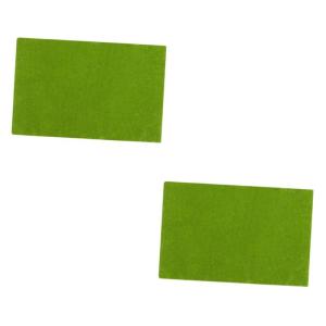 2 stuks modelgraspapier nep olielamp, glaskamin, trein gras modellen, gazonmat, modelgrasmat, modelgrasmat, modelgraspapier, poppenhuis, speelgoedkamer, accessoires, beddengoed, ku