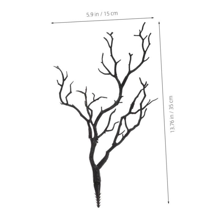 2St Halloween-Dekoration Äste Simulation Korallenzweig künstliche Blumenkunst Halloween Dekoration Halloween dekoartikel weihnachtsdeko Links Vase füllende Zweige dekorative Zwe