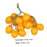 3st Simulierte Kleine Tomaten Gefälschte Kirschtomaten Schmücken Cherry-Tomaten-dekor Hausbedarf Dekorative Kirschtomaten Heimdekoration Obstverzierung Für Zu Hause Yellow Schau