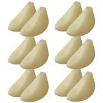 3 Sätze Simulierter Knoblauch Küchendekoartikel Simulierte Knoblauchzehen Nachgemachte Knoblauchflocken-Requisiten Simulation Gemüsedekor Gemüse-Foto-Requisite PVC 12 Stück * 
