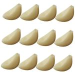 2 Sätze Simulierter Knoblauch Gefälschte Knoblauchflocken Gefälschter Knoblauch Küchendekoartikel Simulierte Knoblauchzehen Realistisches Gemüse Knoblauchflocken-dekor 12 Stü