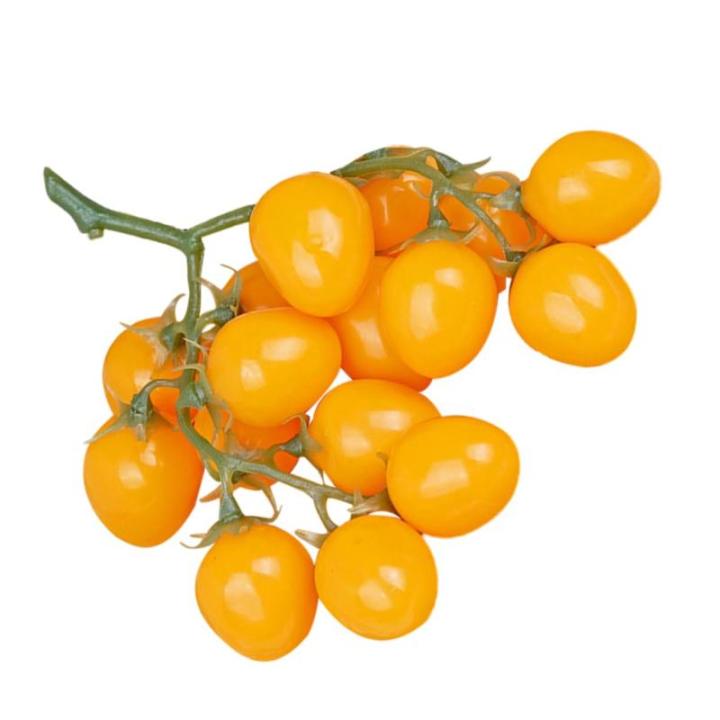 4 Stück Simulierte Kleine Tomaten Künstliche Kirschtomaten-Modell Gefälschte Kirschtomaten Lebensechte Frucht Küche Kirschtomaten Prop Hausbedarf Wohndekoration Yellow Schaum