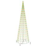 LED Weihnachtsbaum Aussen Kegelform Weihnachtsbaum Metall Mehrfarbig 1134 LEDs Tannenbaum Lichterbaum Weihnachtsdeko Aussen Weihnachtsbaum Tanne Groß 800 cm