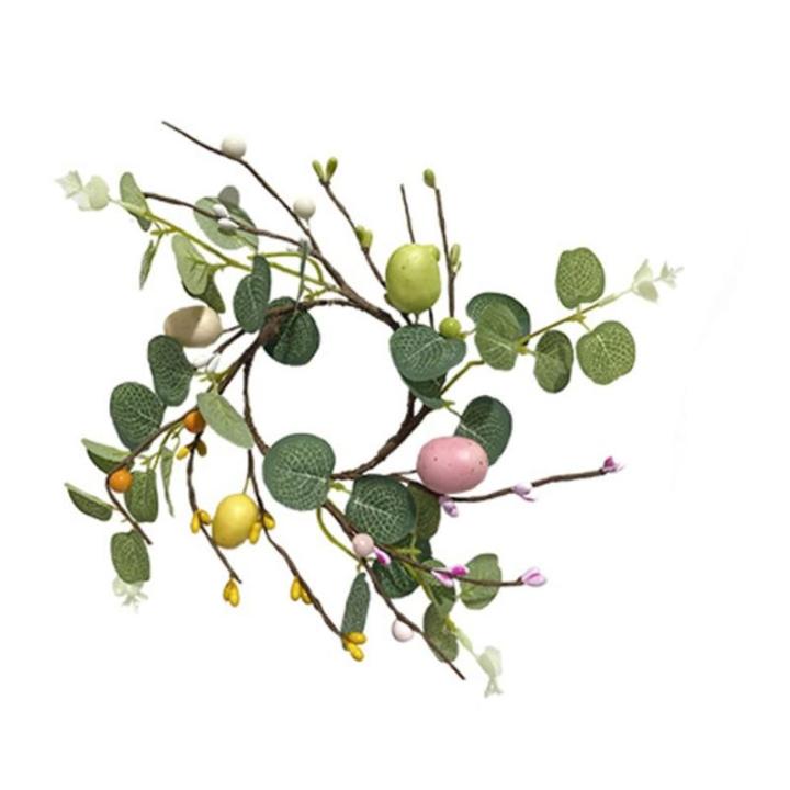 Ostern Baum Zweig Bunte Malerei Schaum Ei Kranz Pflanze DIY Ostern Dekoration