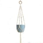 Handgemaakte Macramé Bedrijfshanger Bloem / Pot Hanger Pot Vak voor Wanddecoratie Count/Tuin Pothouder voor Planten (Kleur: DTC1008)