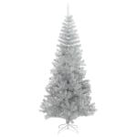 Christbaum künstlich,USB Weihnachtsbaum,Tannenbaum,Künstlicher Weihnachtsbaum mit Ständer Silbern 240 cm PETchristmas Tree,Weihnachtsbaum mit Beleuchtung,