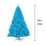 Blaue Weihnachtsbäume, Künstlicher Weihnachtsbaum, Inklusive Ständer, Weihnachtsdekoration(180cm)