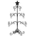 Metall Weihnachtsbaum Christbaum Groß Dekorationen Tannenbaum Metall Weihnachtsbaum Tanne Platzsparend DIY Dekoration-90 cm-Typ 2
