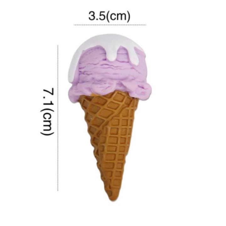 Fake Kuchen künstliche Kuchen Simulierte Eiscreme-Form, Dessert-Shop-Display-Zubehör, Gefälschte Eistüte, Requisite Realistisches Essen(A)