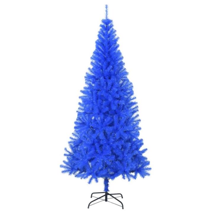 Christbaum künstlich,USB Weihnachtsbaum,Tannenbaum,Künstlicher Weihnachtsbaum mit Ständer Blau 210 cm PVCchristmas Tree,Weihnachtsbaum mit Beleuchtung,