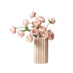 Kunstblumen Gefälschte Blumen mit Vase, Tischdekoration für Esszimmer, Blumenarrangements für Kaffeetischdekoration, Wohnkultur für jeden Anlass