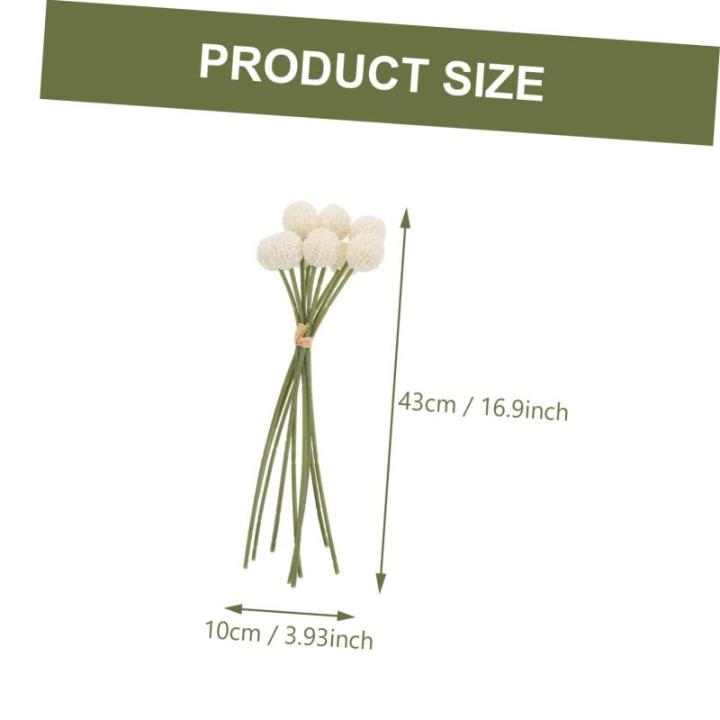 1stk Simulierte Kugelchrysantheme Chrysanthemenstiel Gefälschte Chrysanthemenblüte Bulk-vasen Künstlicher Hortensienstrauß Hochzeitsblumensträuße Heimdekoration Plastik Weiß