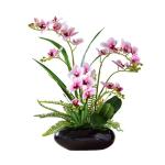 Kunstblumen Künstliche Orchideenblüten, natürliche Phalaenopsis-Orchideen, Bonsai-Fälschungspflanzen, Tischaufsätze zur Dekoration, Kunsttopf für jeden Anlass