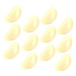 4 Sätze 4 Sets Künstliche Knoblauch Gemüse Display Requisiten Küchendekoration Haushalts Knoblauchflocken Requisite Gefälschte Gemüse Dekoration Knoblauchflocken 12 Stück * 