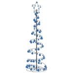 Weihnachtsbaum Kegelform mit Kugeln 120 LEDs Warmweiß 180 cm
