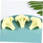 1 Satz Blumenkohlmodell Künstliche Blumen Kreative Blumenkohl Künstliche Lebensechte Blumenkohl Grünes Spielzeug Simulation Gemüsemodelle Simulation Von Blumenkohl 3 Stück