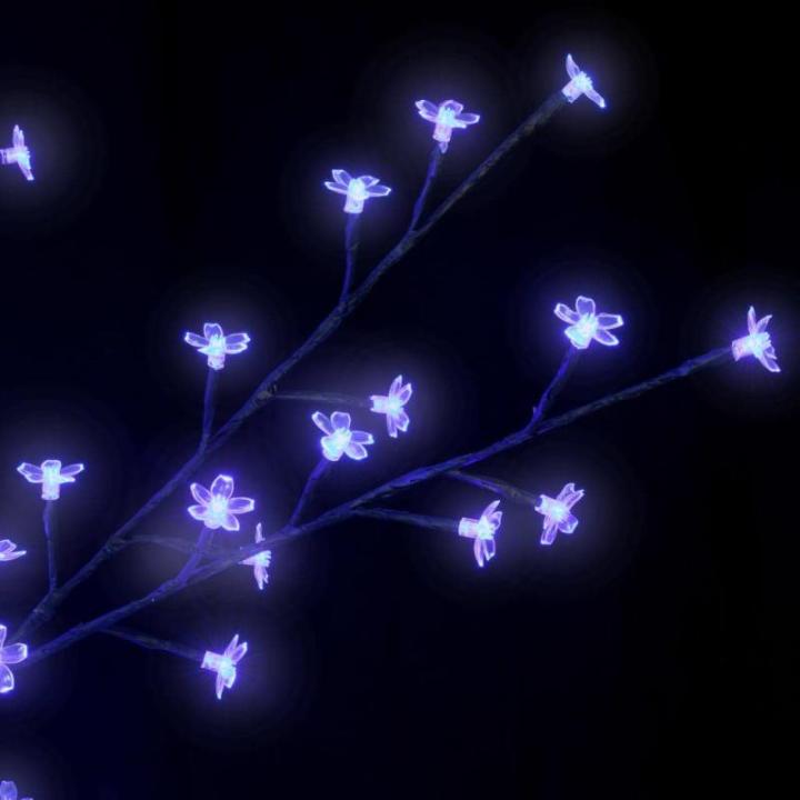 LED Weihnachtsbaum Lichterbaum Weihnachten Christbaum für Außenbereich geeignet 600 LEDs Blaues Licht Kirschblüten 300 cm
