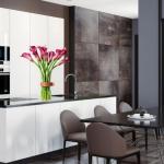 Kunstblumen Künstliche Blumen im Topf – Faux Calla Lily Blumen Grünpflanzen mit Glasvase für Heimdekoration, Hochzeitstisch für jeden Anlass