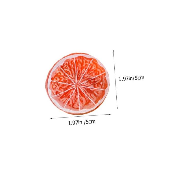 45 STK Nachahmung Einer Zitronenscheibe Realistische Zitronenscheiben Fotografie Obstscheiben Gefälschter Zitronenblock Simulation Von Fruchtscheiben Obstscheiben Prop PVC