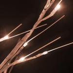 LED Birke Warmweiß 240 LEDs Beleuchtet Birkenbaum Lichterbaum Leuchtbaum Weihnachtsdeko Beleuchtung Dekobaum Kunstbaum 300cm