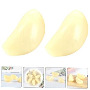 15St künstlicher Knoblauch künstliches Gemüsemodell simuliertes Gemüse Simulation lebensechter Knoblauch Minigemüse Knoblauch Knoblauchflocken Prop simulierte Gemüsemodelle P