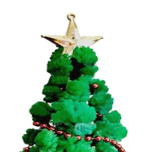 【UK Stock 】Mini kerstboom magie groeien, papieren boom DIY kristal kweekkit/ornamenten decoratie speelgoed nieuwigheid kerstcadeau jongens meisjes wetenschapskits en speelgoed 
