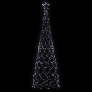 LED kerstboom dennenboom lichtboom kerstdecoratie verlichting buiten verlicht lichtketting outdoor kegelvorm koud wit 500 leds 100x300 cm