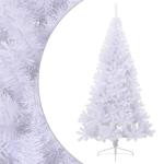 Kunstkerstboom met standaard, 240 cm hoog, kerstdecoratie, kunstboom, hoge kunstboom, kerstboom, kerstboom, PVC en staal, wit