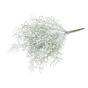 Kunstmatige Calocephalus (prikkeldraad plant/zilveren mandje) Kleur: grijs, hoogte ca. 40 cm