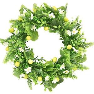 Daisy Rose Blume Kranz Handgemachte Künstliche Blumen Girlande für Front Tür Wand Hochzeit Party Home Dekoration