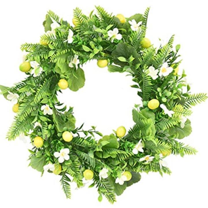 Daisy Rose Blume Kranz Handgemachte Künstliche Blumen Girlande für Front Tür Wand Hochzeit Party Home Dekoration