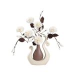 Kunstblumen Künstliche Blumenarrangements, künstliche Blumen mit kreativer Keramikvase, Bonsai-Pflanzen, Tischdekoration für Zuhause für jeden Anlass