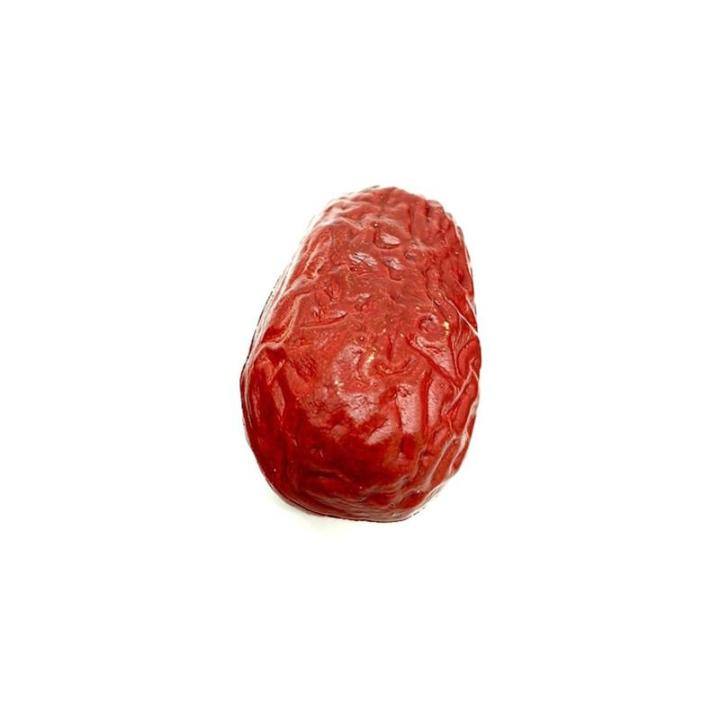 Künstliches Rotdatum, realistisches Jujube-Ornament, simuliertes getrocknetes Nussmodell für Fotografie, Bürodekorationen