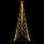 LED Weihnachtsbaum Aussen Kegelform Weihnachtsbaum Metall Groß Warmweiß 861 LEDs Tannenbaum Lichterbaum Weihnachtsdeko Aussen Weihnachtsbaum Tanne 478 cm