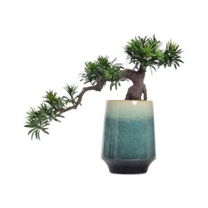 Künstlicher Bonsai-Baum Künstliche Pflanzen im chinesischen Stil, künstliche Bonsai-Kiefer, realistische künstliche Pflanzendekoration, künstliche Pflanzen for Zuhause, Deskto