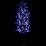 LED Weihnachtsbaum Lichterbaum Weihnachten Christbaum für Außenbereich geeignet 1200 LEDs Blaues Licht Kirschblüten 400 cm
