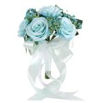 Braut Hochzeit Blume Seide Rosen Hand Bouquet Zubehör Frauen Party Dekoration
