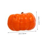 200 STK Kürbis Dekoration Gefälschte Schaumkürbisse Halloween Orangefarbenes Dekor Herbstdekorationen Als Partygeschenk Thanksgiving-kürbis-Dekoration Kürbis-Verzierungen Pu-k