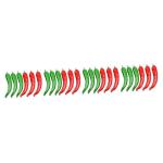 4 Sätze Simuliertes Pepper-Modell Pfeffer-Modell-Requisite Simulation Pfeffer Kuchenmodelldekoration Pfeffer Spielzeug Gefälschte Lebensmittelmodellstütze Poly-Drache 6 Stück *