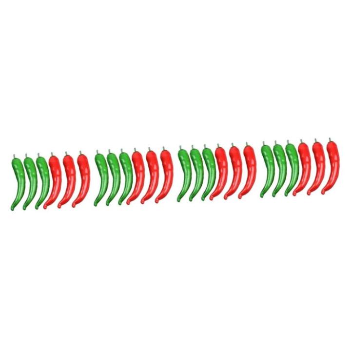 4 Sätze Simuliertes Pepper-Modell Pfeffer-Modell-Requisite Simulation Pfeffer Kuchenmodelldekoration Pfeffer Spielzeug Gefälschte Lebensmittelmodellstütze Poly-Drache 6 Stück *
