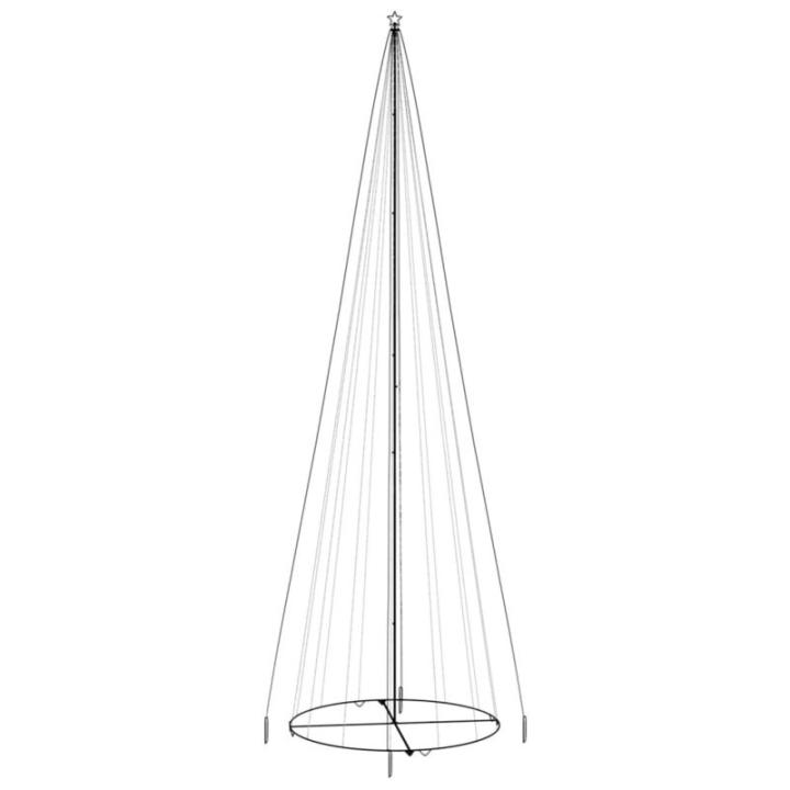LED Weihnachtsbaum Aussen Kegelform Weihnachtsbaum Metall Warmweiß 1134 LEDs Tannenbaum Lichterbaum Weihnachtsdeko Aussen Weihnachtsbaum Tanne Groß 800 cm