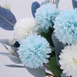 met vaas faux hortensia bloemstukken voor huis tuin feest bruiloft decoratie