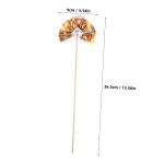 2St Blumenstab Blumenarrangement-Picks Japanisches Dekor Ostern Cupcake Picks spaß würfelunterlage Material für Blumenarrangements Blumenstrauß-Arrangement pflücken Plastik G