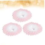 6 STK Blumenhalter Mit Spitzenkragen Mädchen Weiße Handschuhe Weißes Dekor Blumenstraußhalter Selber Machen Mini-pferdefiguren Blumen- Braut Spitzenkleid Rosa Ausschnitt