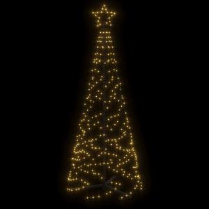 LED kerstboom kerstboom lichtboom kerstdecoratie verlichting buiten verlicht lichtketting outdoor kegelvorm warm wit 200 leds 70x180 cm