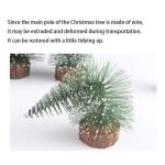 Kunstkerstboom, 2 stuks, 30 cm, mini-kerstboom, tafeldecoratie, kerstversiering, kerstversiering, kerstversieringen voor Kerstmis, feest, doe-het-zelf knutselen, groen