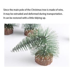 Kunstkerstboom, 5 stuks, 20 cm, mini-kerstboom, tafeldecoratie, kerstversiering, kerstversiering, kerstversieringen voor Kerstmis, feest, doe-het-zelf knutselen, groen