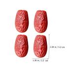 1 Satz Simulierte Jujube Hochzeitsdeko Hochzeits Dekoration Hohzeitdeko Easy Putz Modell Mit Fruchtdatteln Jujube-ausstellungsformen Künstliche Früchte Falsches Datum PVC 30st