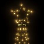 LED-Weihnachtsbaum mit Erdnägeln Tannenbaum Lichterbaum Weihnachtsdeko Beleuchtung Außen Beleuchtet Lichterkette Warmweiß 3000 LEDs 800 cm