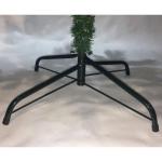Kunstkerstboom extra gevuld met gecombineerde dubbele bladeren 150-240cm met metalen standaard (Groente, 150cm 418Tips)